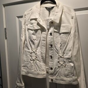 White DENIM JACKET